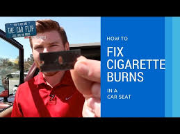 Fix Cigarette Burns In A Car Seat