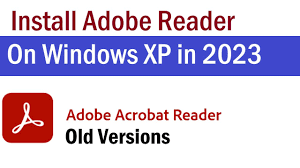 how to adobe reader windows xp