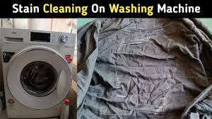 stain cleaning process on washing