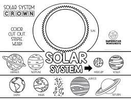 solar system worksheets superstar
