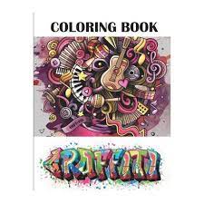 Not all are is mtsk art. Graffiti Coloring Book Best Street Art Adult Coloring Book With An Amazing Graffiti Art Coloring Pages Perfect Gifts For Graffiti Artists Buy Online In South Africa Takealot Com