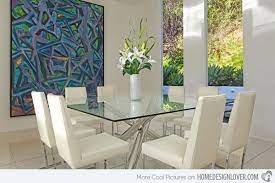 Square Glass Dining Room Table