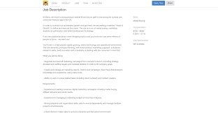 how to write a brilliant job description templates examples here s the full text version of the job ad screenshotted above to give you an idea of the structure