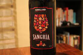 kirkland sangria first pour wine