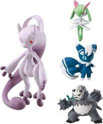 Amazon.com: Pokémon 4 Figure Gift Pack-Mega Evolution Mewtwo Y, Meowstic,  Pangoro, Kirlia : Toys & Games