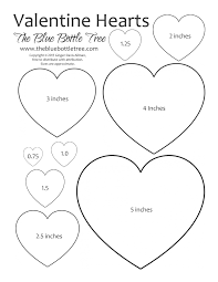 Valentine Heart Printable Clipart Printable Heart Template