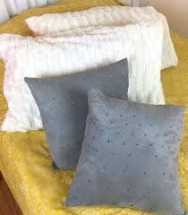 make pillows from a throw blanket