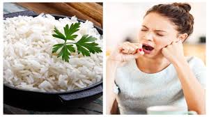 why rice makes one feel sleepy and how