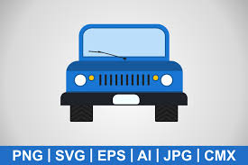 Vector Jeep Icon Graphic By Iyikon Creative Fabrica