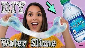 diy water slime testing slime without