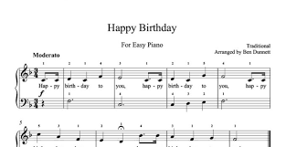 Print and download happy birthday to you! Easy Piano Music Music Theory Academy Download Free Sheet Music