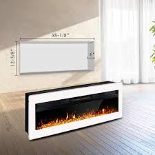 electric fireplace insert wall mounted