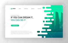Landing Page Template For Business Modern Web Page Design Concept