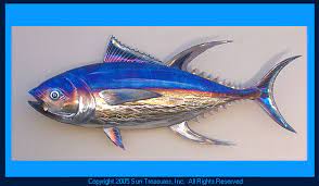 Gary Caldwell Yellowfin Tuna Metal Wall