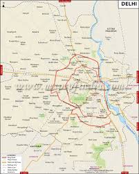 Delhi Map City Information And Facts Travel Guide