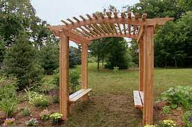 How To Build A Wood Arbor For Garden Or