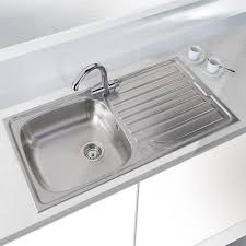 Drains, disposal flanges, sink bottom grids and cutting boards are one side of the sink (typically the side facing the kitchen) is flattened and the opposite side (where the. Reversible Stainless Steel Kitchen Sink Drainer Single Bowl