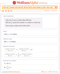 Solving Word Problems With Wolfram