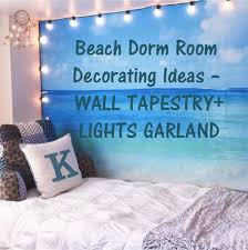 beach dorm room decorating ideas wall