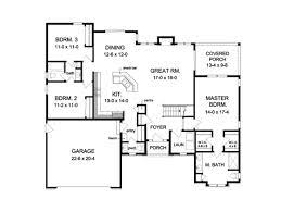 Ranch House Plan With 1796 Square Feet