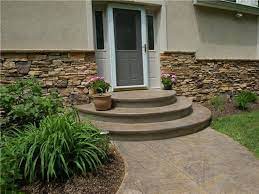 concrete steps outdoor stair design