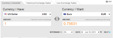 Oanda Currency Table Currency Exchange Rates