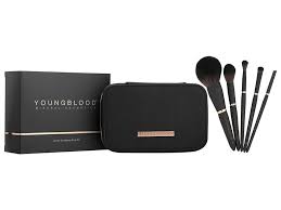 youngblood jet set makeup brush kit