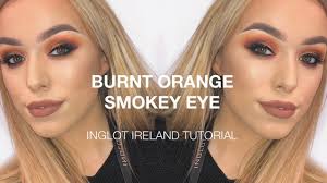 burnt orange smokey eye inglot