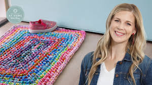 how to make a crochet rag rug free
