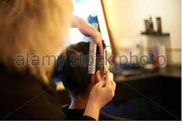 In los angeles, his modish salon and his style of cutting hair proved popular. Men S Haircut At Southpaw Salon In Silver Lake Los Angeles Stock Photo Alamy