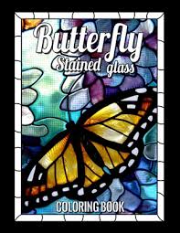 Erfly Stained Glass Coloring Book