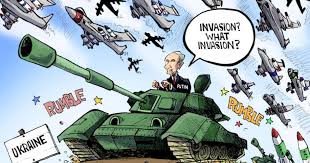 Hands Cartoon: Putin invades Ukraine | | madison.com