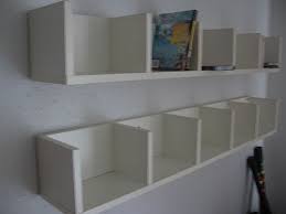 Ikea Benno White Wall Shelves Diy Dvd