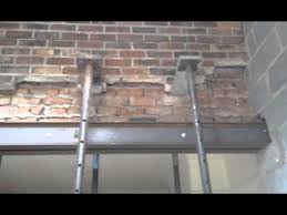 How To Put Steel Rsj Lintels Into A