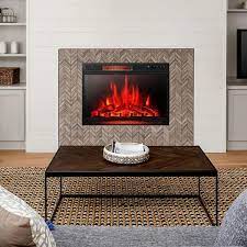 Recessed Electric Fireplace Insert