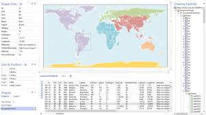 visio map of the world bvisual