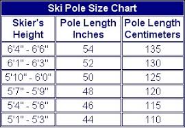 Salomon Ski Pole Size Chart Best Picture Of Chart Anyimage Org
