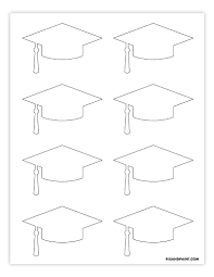 free printable graduation cap template