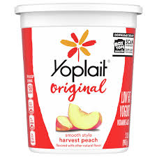 yoplait original yogurt harvest peach