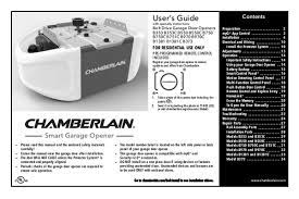 user manual chamberlain b550 english