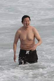 Ken Jeong Body Type Two Celebrity - At the Beach