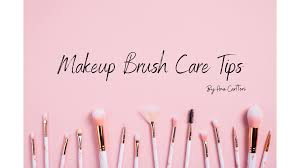 cleaning and caring for makeup brushes