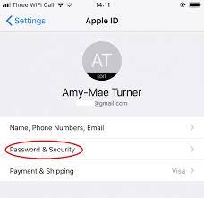 how to change your apple id pword