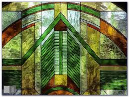 stained glass windows frank lloyd
