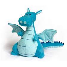 blue yoki the dragon sewing kit plush