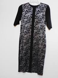 Misook Black Eliza Lace Front Short Work Office Dress Size 2 Xs 57 Off Retail
