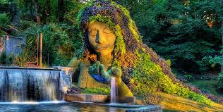 Pack up the kids or just bring your beloved, and explore the grounds draped millions lights. Atlanta Botanical Garden Earth Goddess
