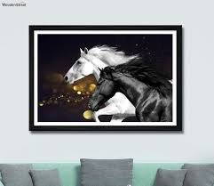 Black Horse Painting Black Horse
