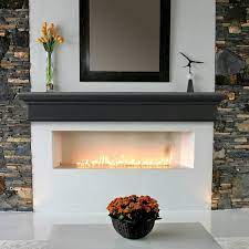 pearl henry black fireplace mantel