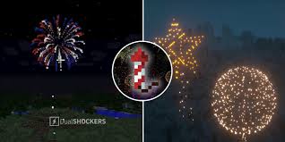 minecraft how to make fireworks